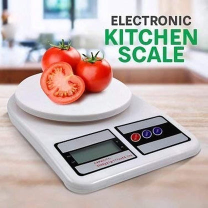 Digital Kitchen Weighing Machine Multipurpose Electronic Weight Scale with Backlit LCD Display for Measuring Food, Cake, Vegetable, Fruit